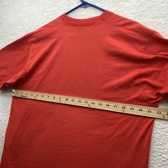 VTG‎ Newberry College Single Stitch T-Shirt Mens XL Red Science Olympiad - Picture 8 of 11